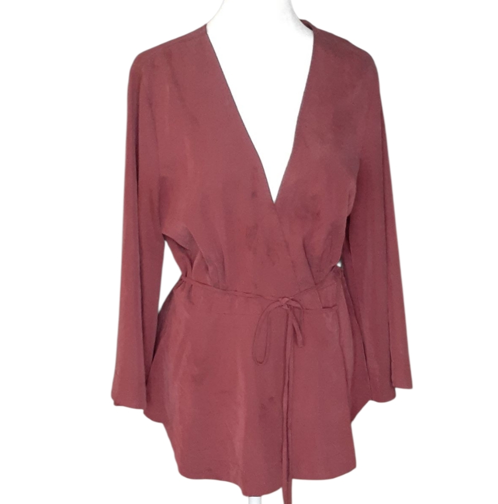 Free People Maroon Women's Top. Size M
